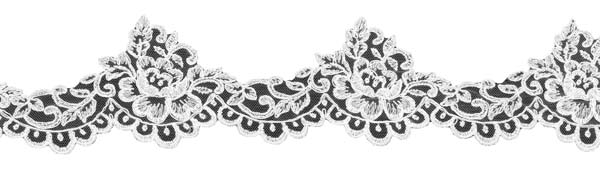 EMBROIDERED EDGING - IVORY